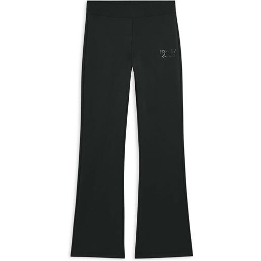 Freddy pantaloni flare in felpa elasticizzata