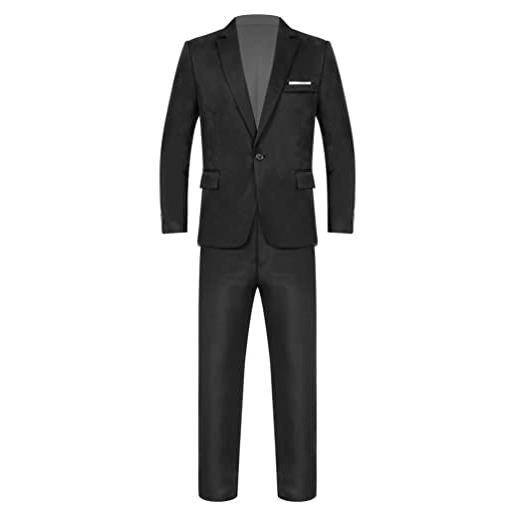 Men's Suits Slim Fit Wedding 3-Piece Blazer Vest Tuxedo