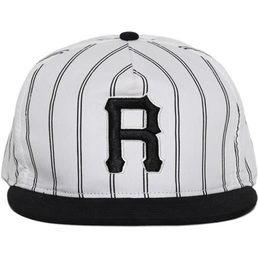 RHUDE cappello da baseball gessato - bianco