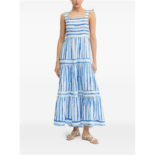 Pedro Del Hierro abito midi - bianco