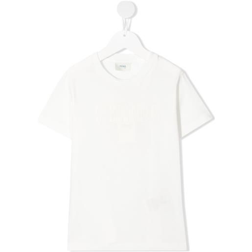 Fendi Kids t-shirt con stampa - bianco