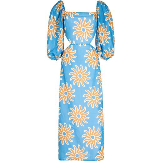 Cala de la Cruz abito con stampa grafica timbiqui - multicolore