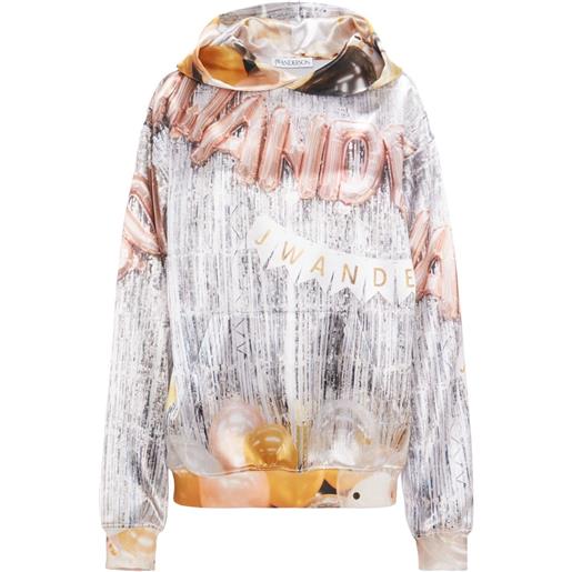 JW Anderson felpa con stampa - giallo