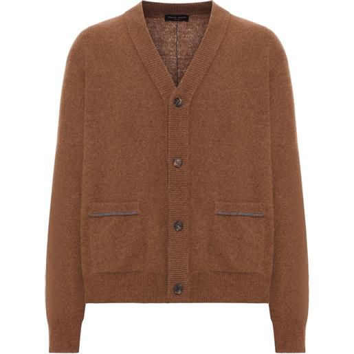 Roberto Collina cardigan con bottoni - marrone