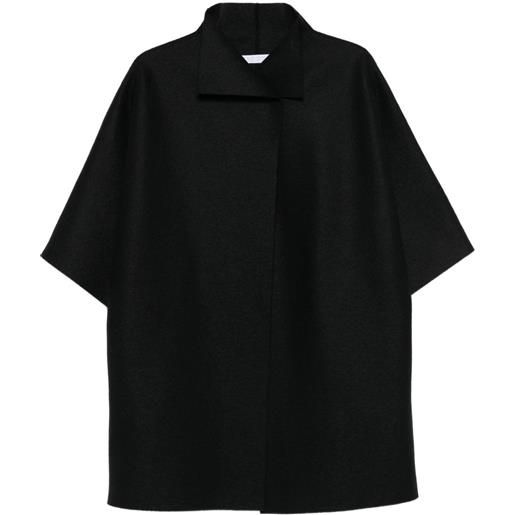 Harris Wharf London cappotto a maniche corte - nero