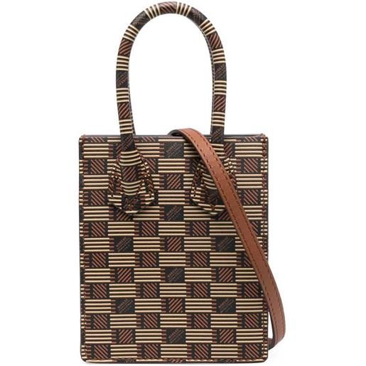Moreau borsa tote suite junior - marrone