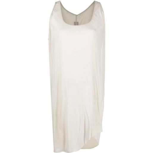 Rick Owens top lungo semi trasparente - toni neutri