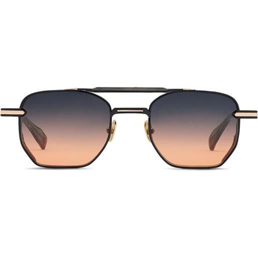 T Henri Eyewear occhiali da sole lusso geometrici - nero