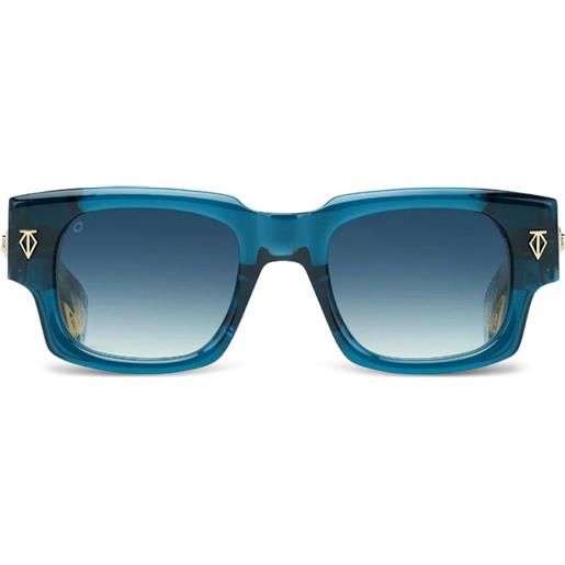 T Henri Eyewear occhiali da sole dusenberg rettangolari - blu
