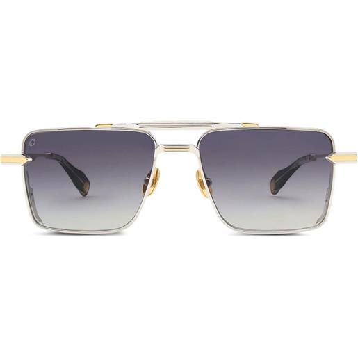 T Henri Eyewear occhiali da sole gtb squadrati con doppio ponte - viola