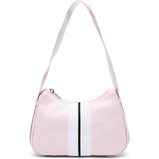 Palm Angels Kids borsa a spalla con logo jacquard - rosa