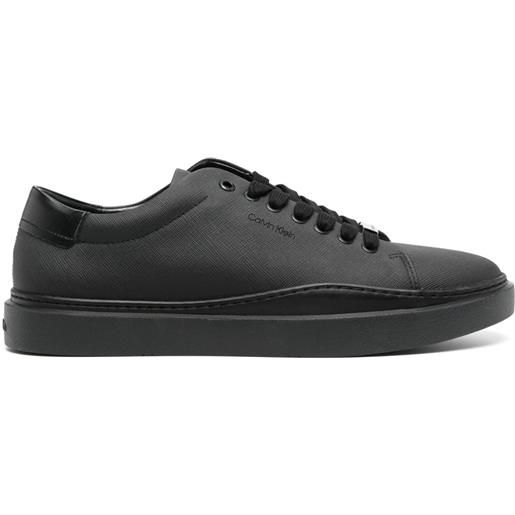 Calvin Klein sneakers con logo goffrato - nero