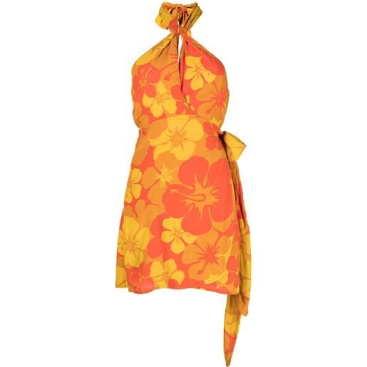 Faithfull the Brand abito corto odette a fiori - giallo