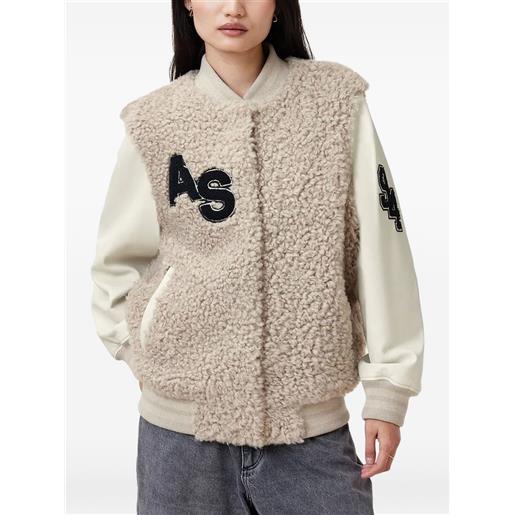 AllSaints giacca varsity - toni neutri