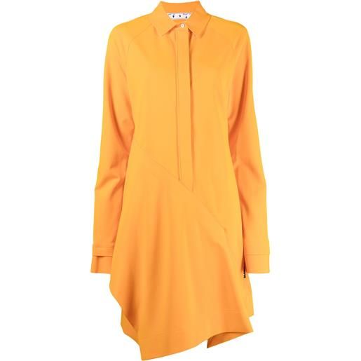 Off-White chemisier midi - giallo