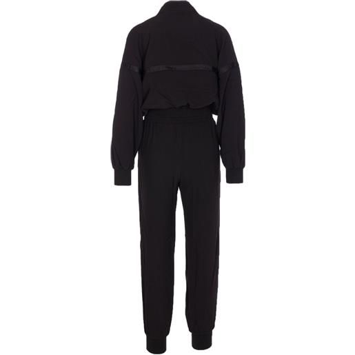 TWINSET tuta intera con zip - nero
