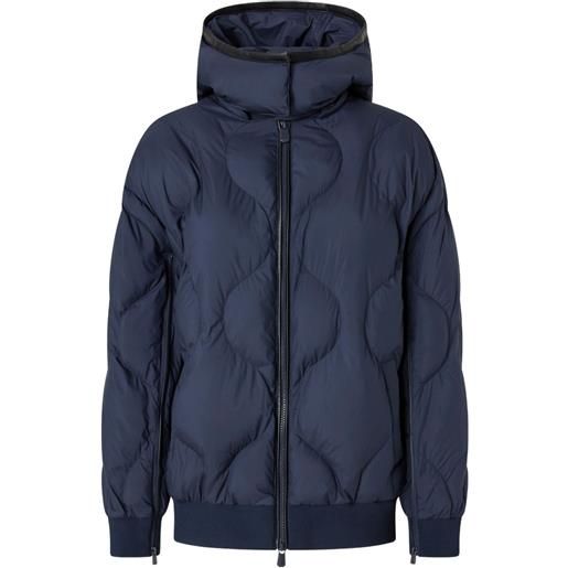 PINKO piumino con cappuccio - blu