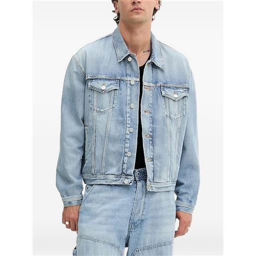 Won Hundred giacca denim con bottoni - blu