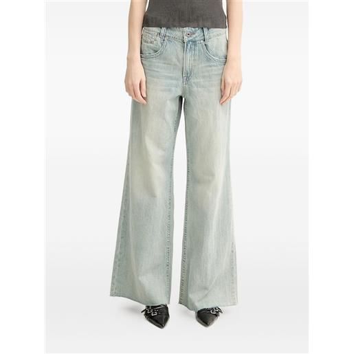 Miss Sixty jeans con orlo sfrangiato - blu