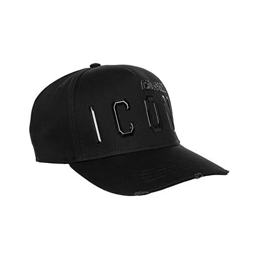 DSQUARED2 cappello baseball be icon uomo black