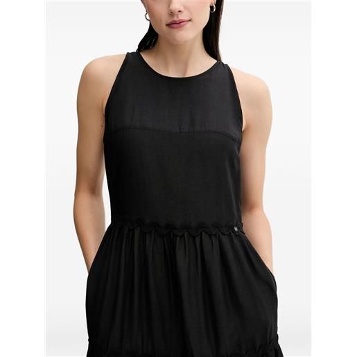 Pedro Del Hierro abito midi smanicato - nero