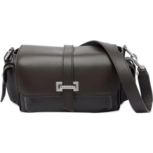 Hogan borsa a spalla con tasca - marrone