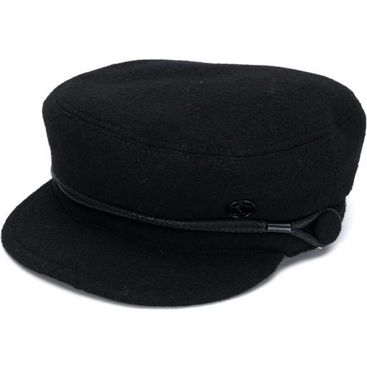 Maison Michel cappello baker boy - nero