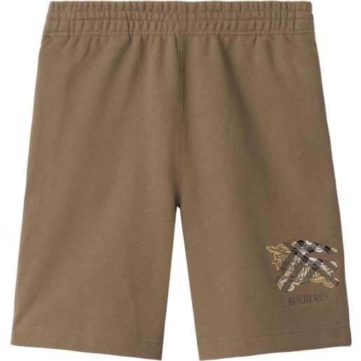 Burberry shorts a quadri - toni neutri