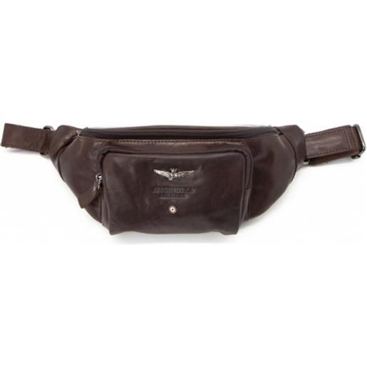 Aeronautica Militare marsupio in pelle Aeronautica Militare moro art. 351