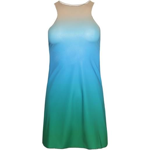Oséree abito con scollo all'americana - blu