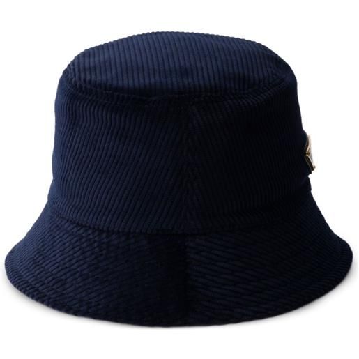 Prada cappello bucket a coste - blu