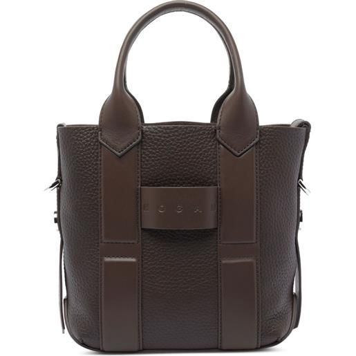 Hogan borsa tote script piccola - marrone