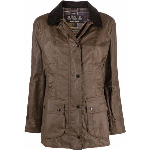 Barbour impermeabile lungo - marrone