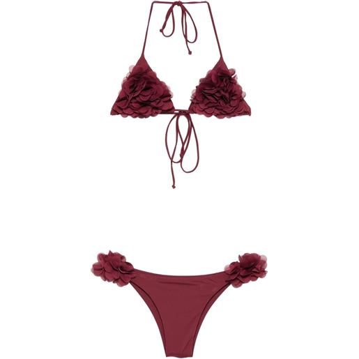 La Reveche bikini shayna con decorazione - rosso