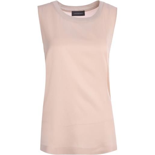 Lorena Antoniazzi canotta girocollo - rosa