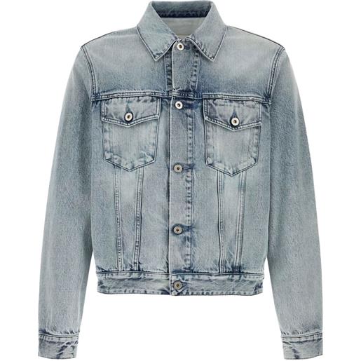 Jil Sander giacca denim in cotone - blu