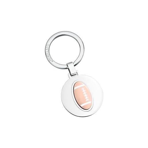 Morellato portachiavi uomo in acciaio, collezione sport, palla da rugby - su8625