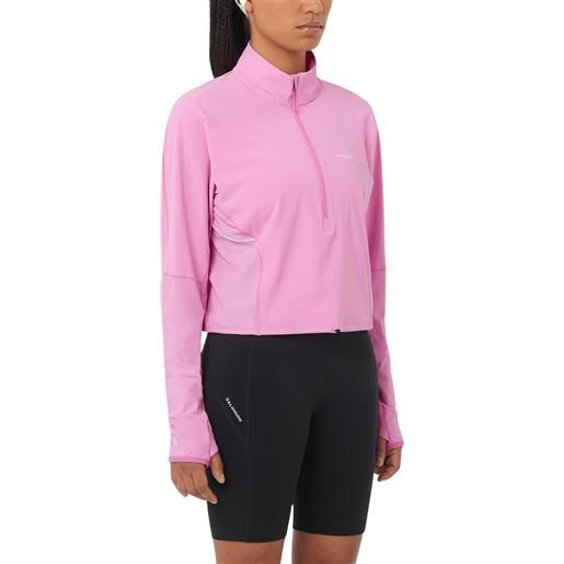 SALOMON sense aero hybd cp plvr w cyclamen maglia running donna