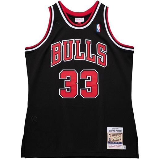 Mitchell & Ness t-shirt scottie pippen chicago bulls authentic 1997/98 - nero