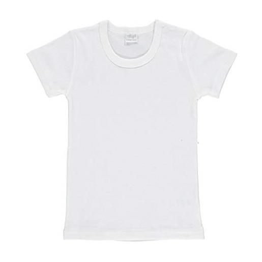 Ellepi magliette puro cotone confezione da 3 intimo bambino ragazzo 2 3 4 5 6 8 10 12 14 16 anni underwear anallergico bianco traspirante confortevole regalo abbigliamento (6 anni (116 cm))