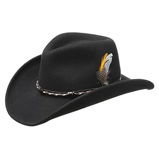 Stetson amasa capello western feltro di lana unisex idrorepellente cappello da cowboy made in usa rodeo ripiegabile estate/inverno