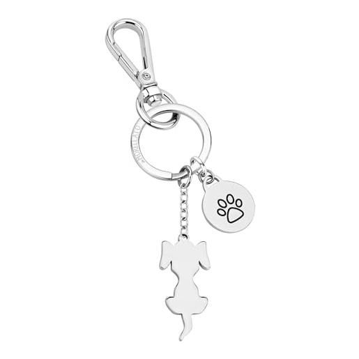 Morellato portachiavi in acciaio, collezione forever, cane - sd0610
