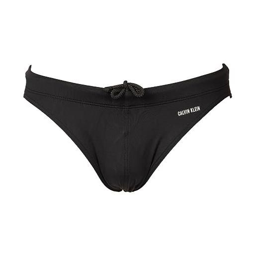 Calvin Klein slip mare uomo ck piscina con logo dietro elastico e coulisse in vita a scomparsa articolo zm0zm02304 brief, beh pvh black, m
