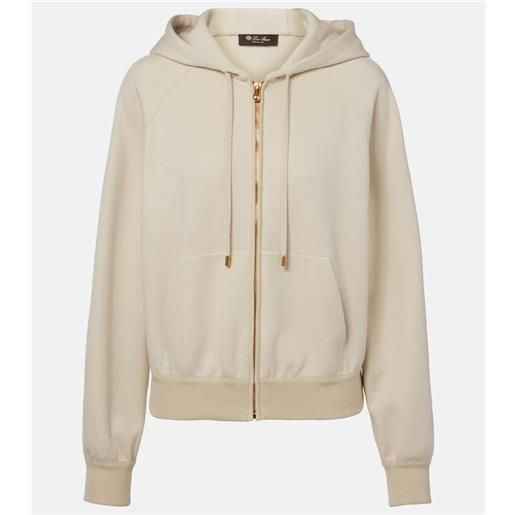 Loro Piana felpa viera in cotone, seta e cashmere