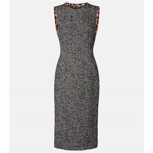 Dolce&Gabbana abito midi a quadri