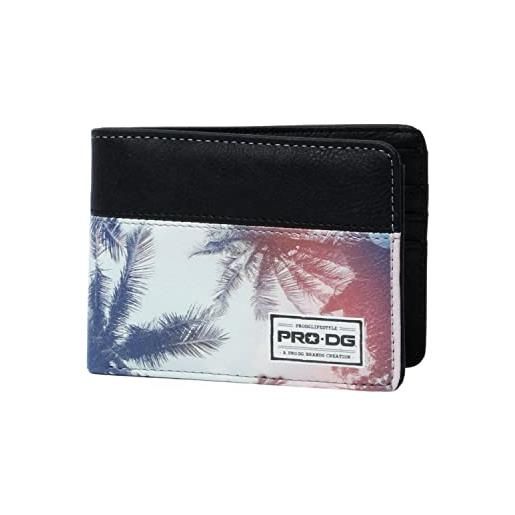 PRO-DG prodg palmtree-portafoglio freestyle, turchese, 12 x 8.5 cm