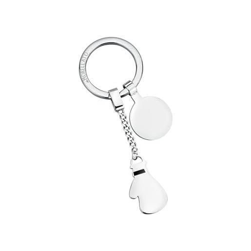 Morellato portachiavi uomo in acciaio, collezione sport, idee regalo - su8626