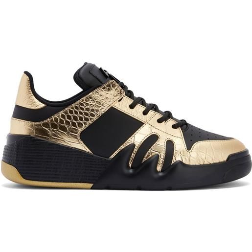 Giuseppe Zanotti sneakers metallizzate - nero