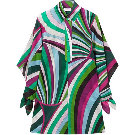 PUCCI abito con stampa - verde