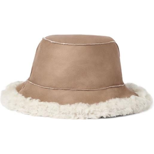 Brunello Cucinelli cappello bucket - marrone